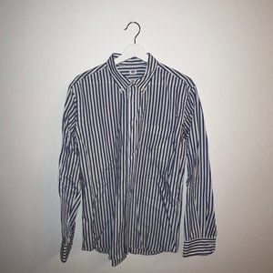 Uniqlo Stripped Dress Shirt Large
